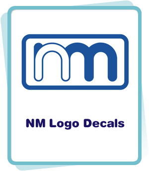 
        NM Logo Decals c 5cm10cmNMGWjAÕSfJ[Bu[ƃzCg2Fpӂ܂B